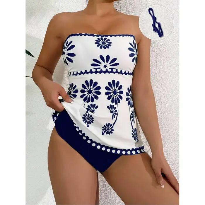 Robe de style bohème Cikini avec bretelles, jupe longue, maillot de bain d'été pour la plage, maillot de bain pour femmes