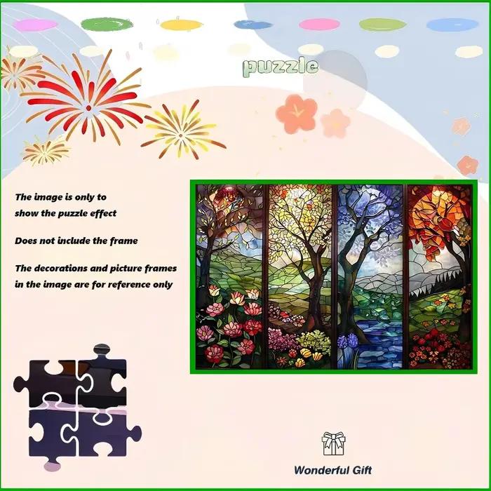 Un puzzle de haute qualité de 500/1000 pièces, parfait pour les adultes, est un jeu familial amusant qui aide à soulager le stress et est idéal pour les anniversaires.
