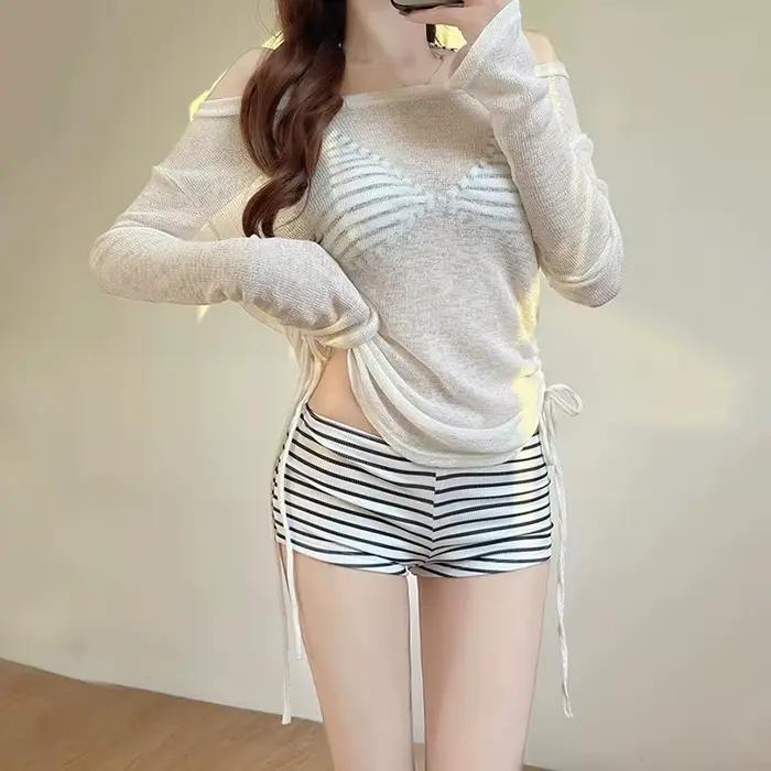 Maillot de bain femme trois pièces à manches longues