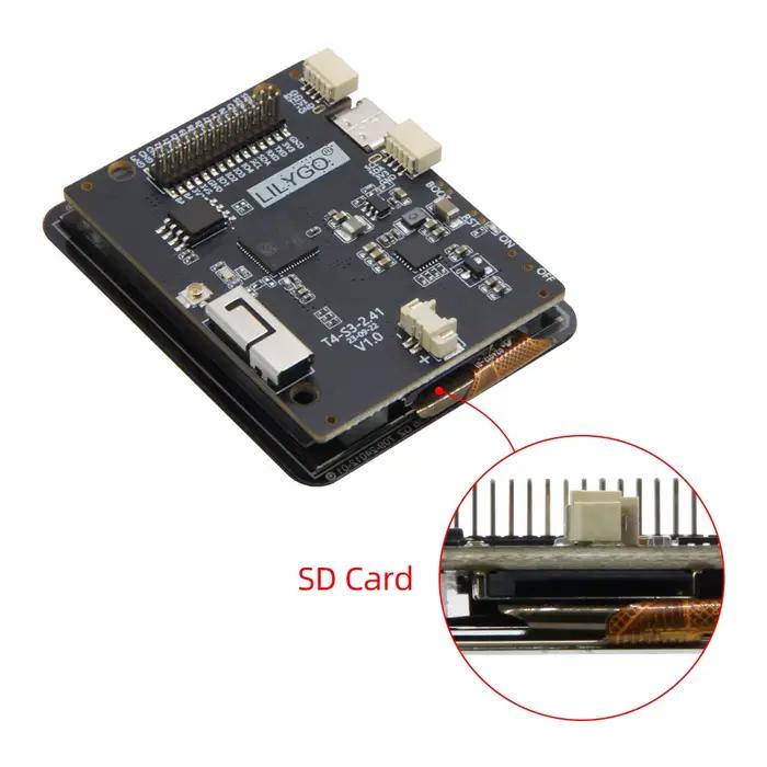 Carte de développement T4-S3, écran tactile AMOLED de 2.4 pouces, écran rvb, microprocesseur double cœur LX7 ESP32-S3 WIFI Bluetooth