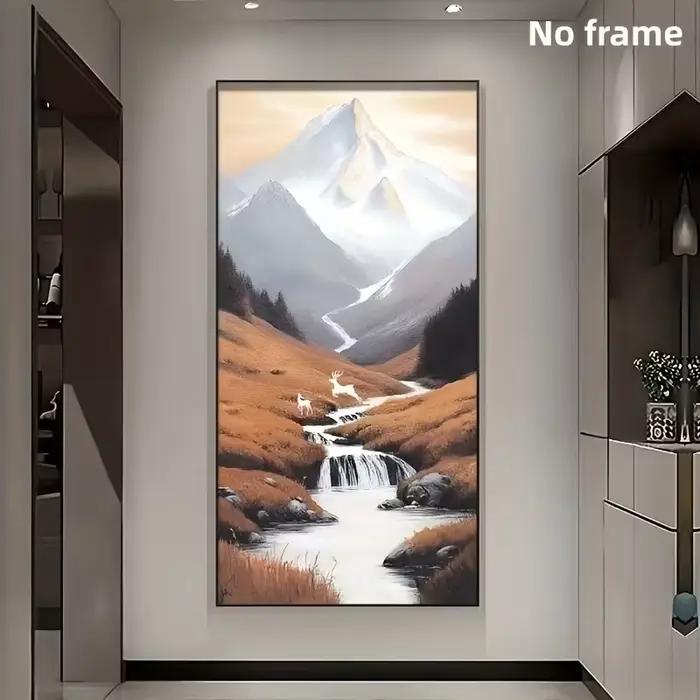 Impression sur toile verticale grand format personnalisée, affiches personnalisées, vie de famille, animal de compagnie, anniversaire, mariage, paysage pour la décoration de la maison