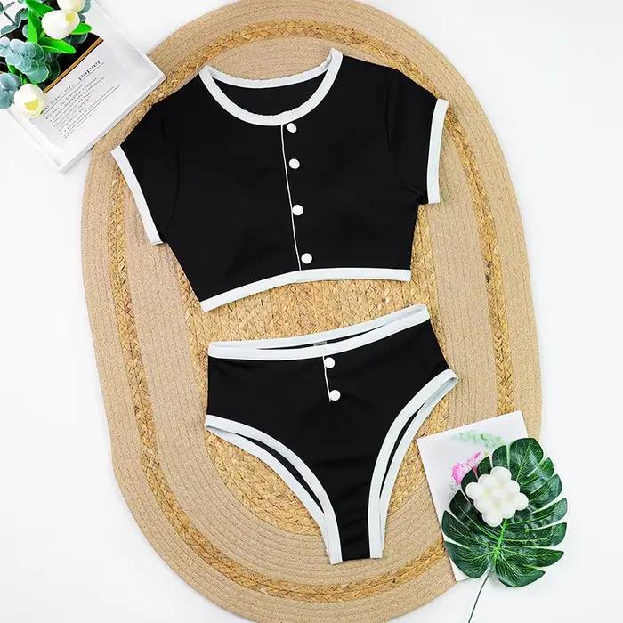 Taille haute Bikinis 2025 Sexy femmes maillots de bain maillot