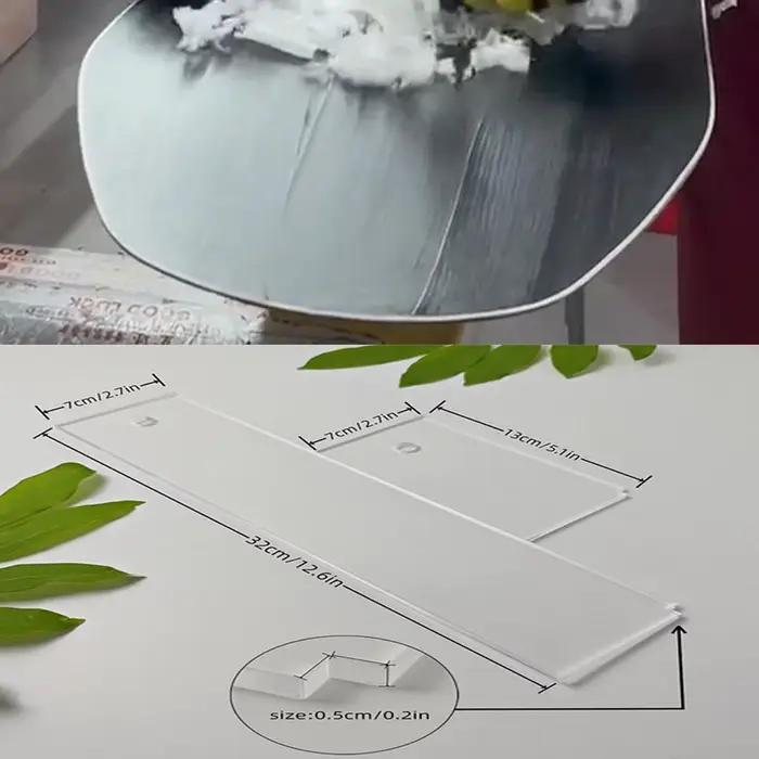Outil d'élimination de cire à Double planche, essuie-glace d'entretien de Snowboard, grattoir à cire de Snowboard, outils de Ski avec outil d'élimination de cire à encoche droite