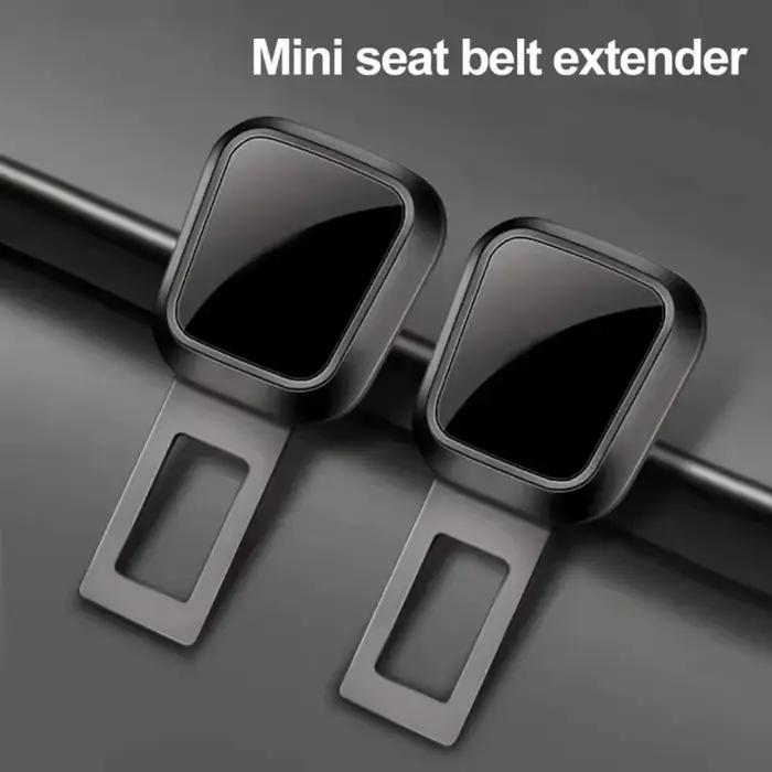 Extension de ceinture de sécurité de siège de voiture, extension de sangle d'épaule, bouton adapté aux accessoires intérieurs des voitures Tesla, Porsche, Mercedes Benz