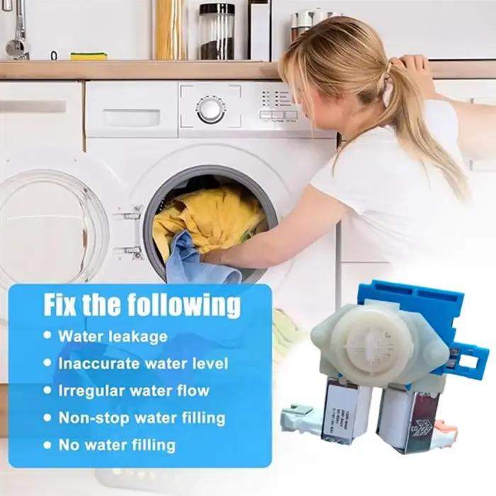 Remplacement d'électrovanne de lave-linge A02V-132518622 pour Machine à laver Electrolux, ensemble d'électrovanne d'entrée d'eau