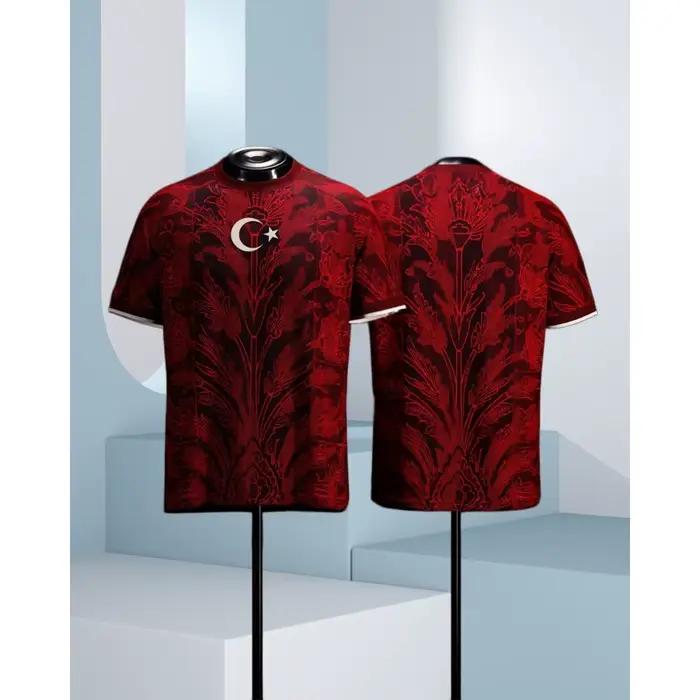 Maillot de football de Turquie noir et rouge édition spéciale 26-27, léger, respirant, vêtements de sport, t-shirt d'été pour hommes