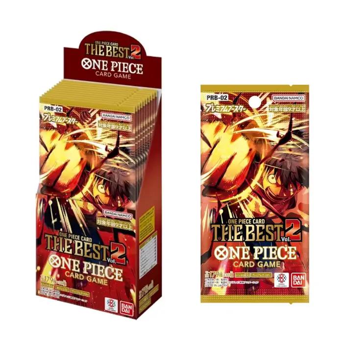 Bandai One Piece Card Game The Best Vol.2 (PRB-02) Booster Box (Japonais) 10 paquets