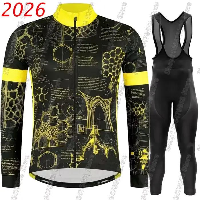 Ensemble de maillot de cyclisme TDF France Tour 2026 Wout Van Aert pour homme, vêtements de cyclisme VTT et route, pantalon à bretelles, Ropa Ciclismo
