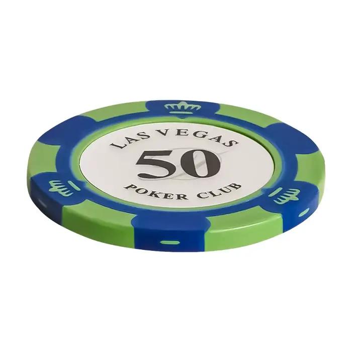 Jetons en plastique pour divertissements de casino, cartes de récompense, jetons de poker en argile spécialisés pour le Texas Hold'em et le Mahjong