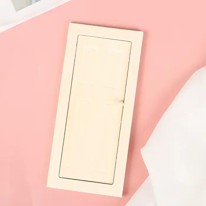 Porte Intérieure Miniature en Bois, Accessoires de Meubles de Maison, Échelle 1/12