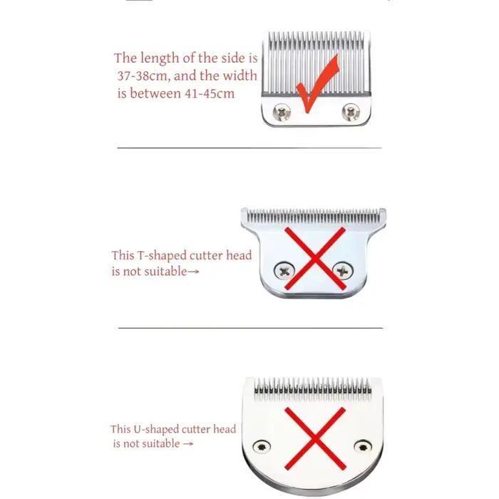 Protections pour tondeuse à cheveux, accessoires de barbier, fixation de tondeuse professionnelle, peignes de limite, ensemble de protections de remplacement, 10 pièces