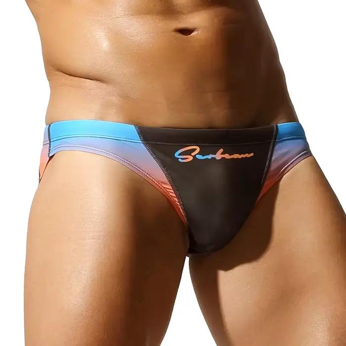 Maillot de bain triangle taille basse pour homme SEOBEAN
