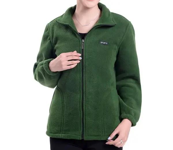 Sweat à capuche doublé polaire pour femme, épais, décontracté, pour activités de plein air, couleur unie, fermeture éclair, manteau en peluche, grandes tailles disponibles