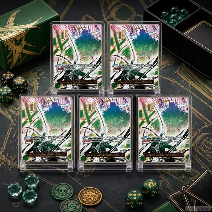 Lames Asura Style Neuf Épées Aura Démonique, jeu de cartes One Piece OP12-037 en DIY, cartes de collection OPCG One Piece auto-conçues, pièce unique
