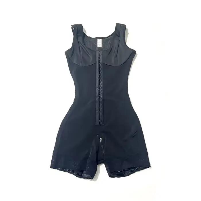 Body gainant amincissant pour femme à haute compression avec broches de maintien de la poitrine, pour usage quotidien et post-chirurgical, effet ventre plat