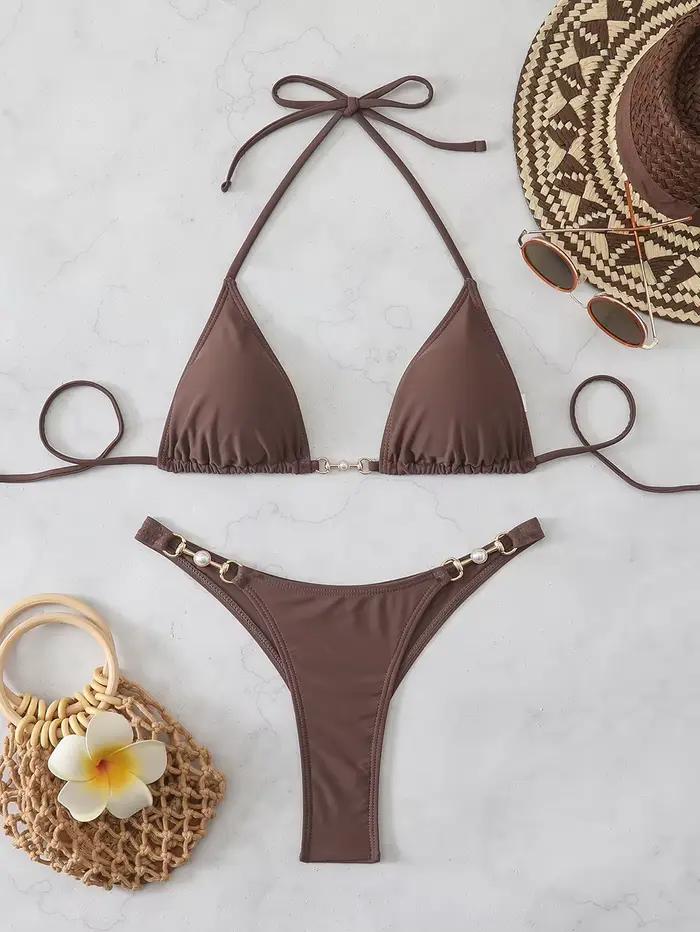 Sexy Micro Bikini 2026 femme chaîne maillot de bain femmes maillots