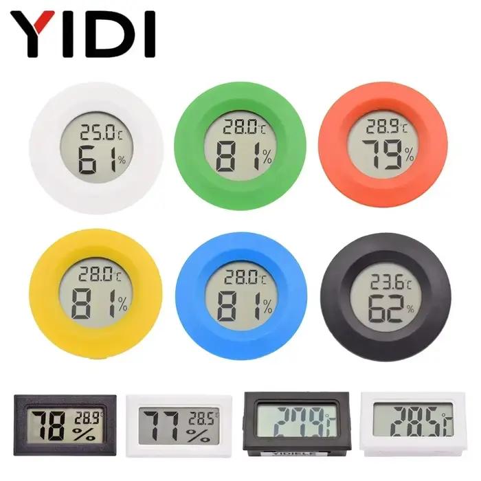 Mini capteur de température numérique LCD, jauge d'humidité, testeur, détecteur, mesure domestique, thermomètre, hygromètre, intérieur et extérieur