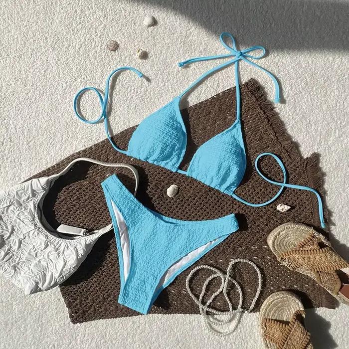 Nouvel ensemble bikini femme 2026 – Maillot de bain sexy bandeau triangle