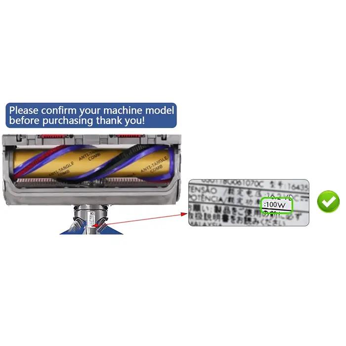 Pour aspirateur Dyson V10 V11 V15 G5, tête de brosse à couple élevé 100W, roues à billes en V et pièces de rechange de connecteur