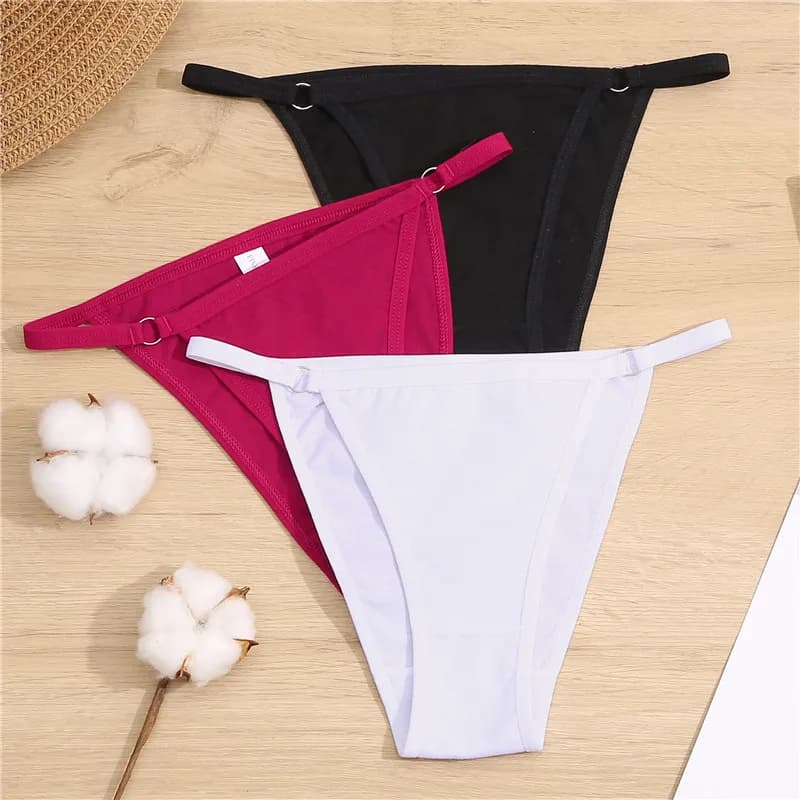 Nouveau slip en coton pour femmes, sous-vêtements Sexy taille basse, sous-vêtement féminin doux, cul