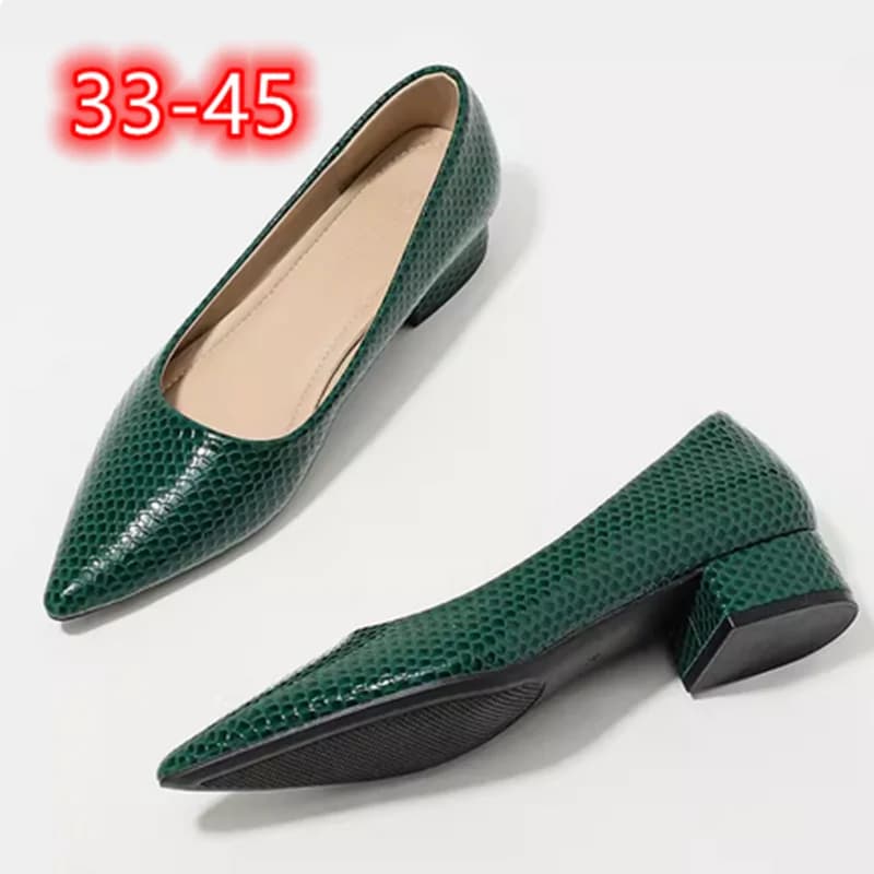 Escarpins Sexy à Texture serpent pour femmes, bout pointu, vert, or, argent, ajustement étroit, talo