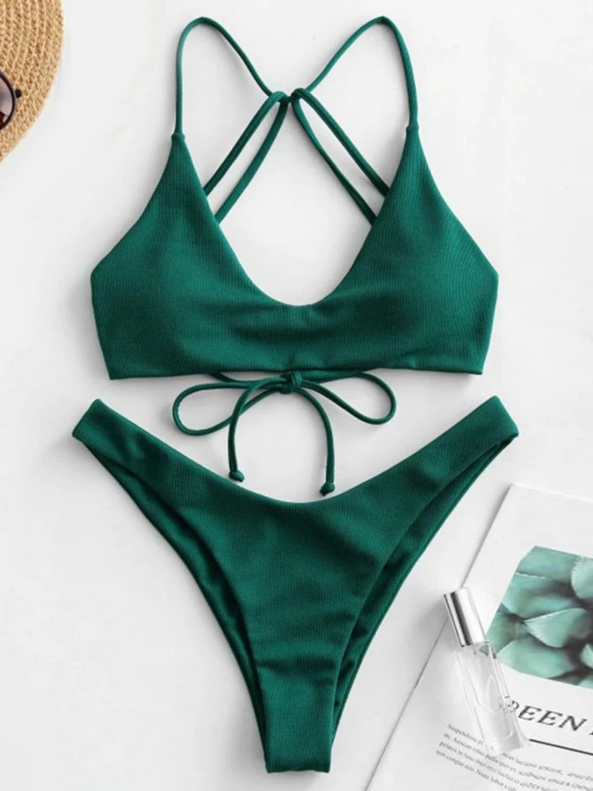Sexy String Bikini 2025 femmes solide Push Up extrême maillot de bain été maillot de bain pansement