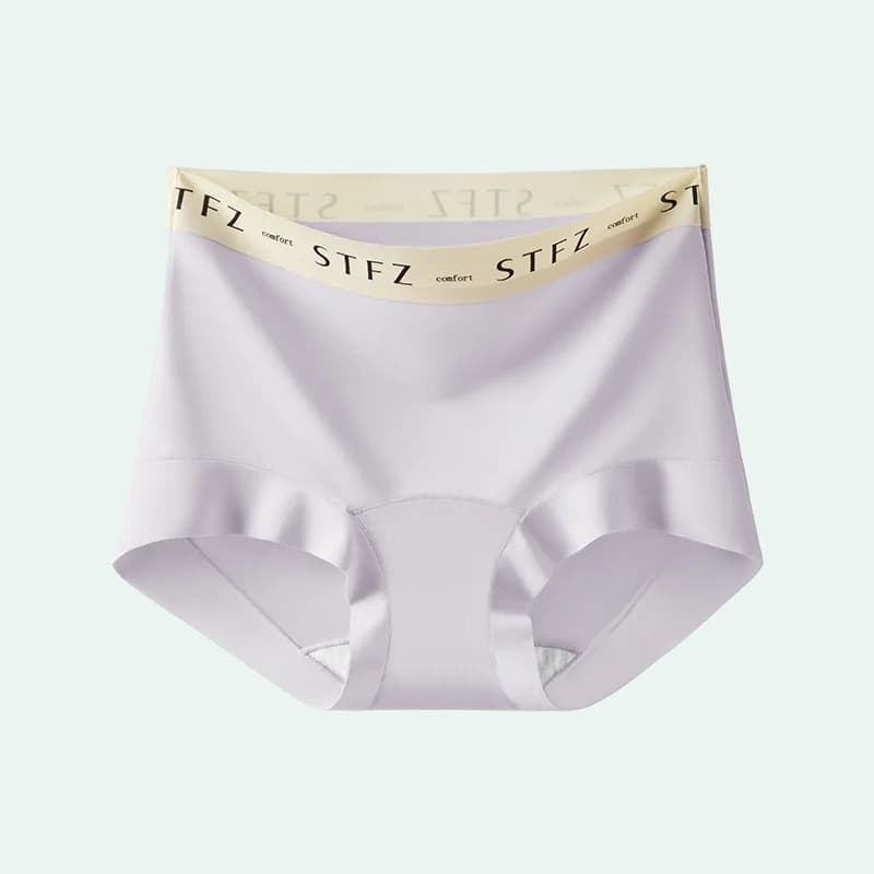 Culottes grande taille pour femmes en soie glacée, taille haute, sexy, respirantes et confortables