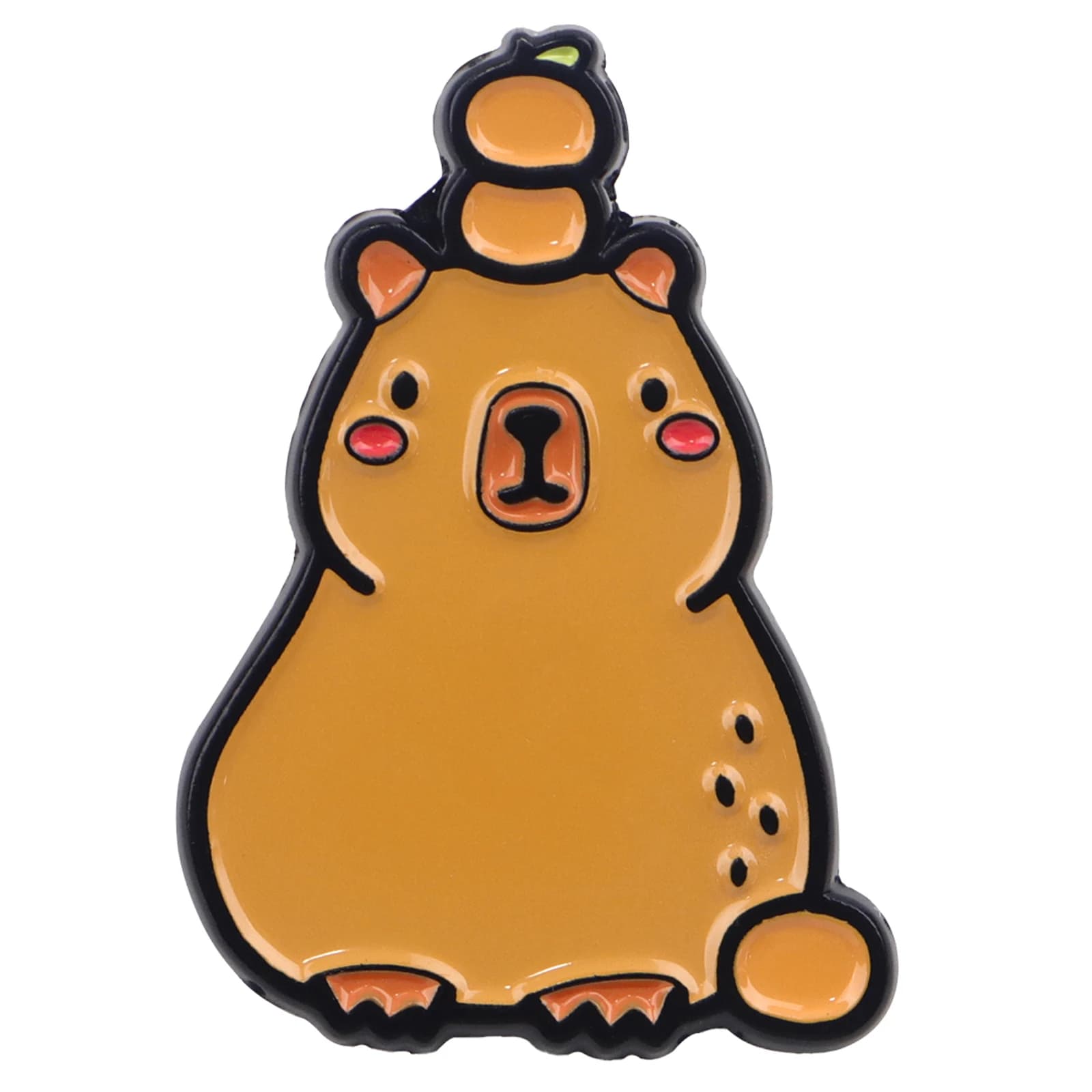 Broche Capybara en émail, Badges d'animaux de dessin animé sur sac à dos, broches pour femmes et hom