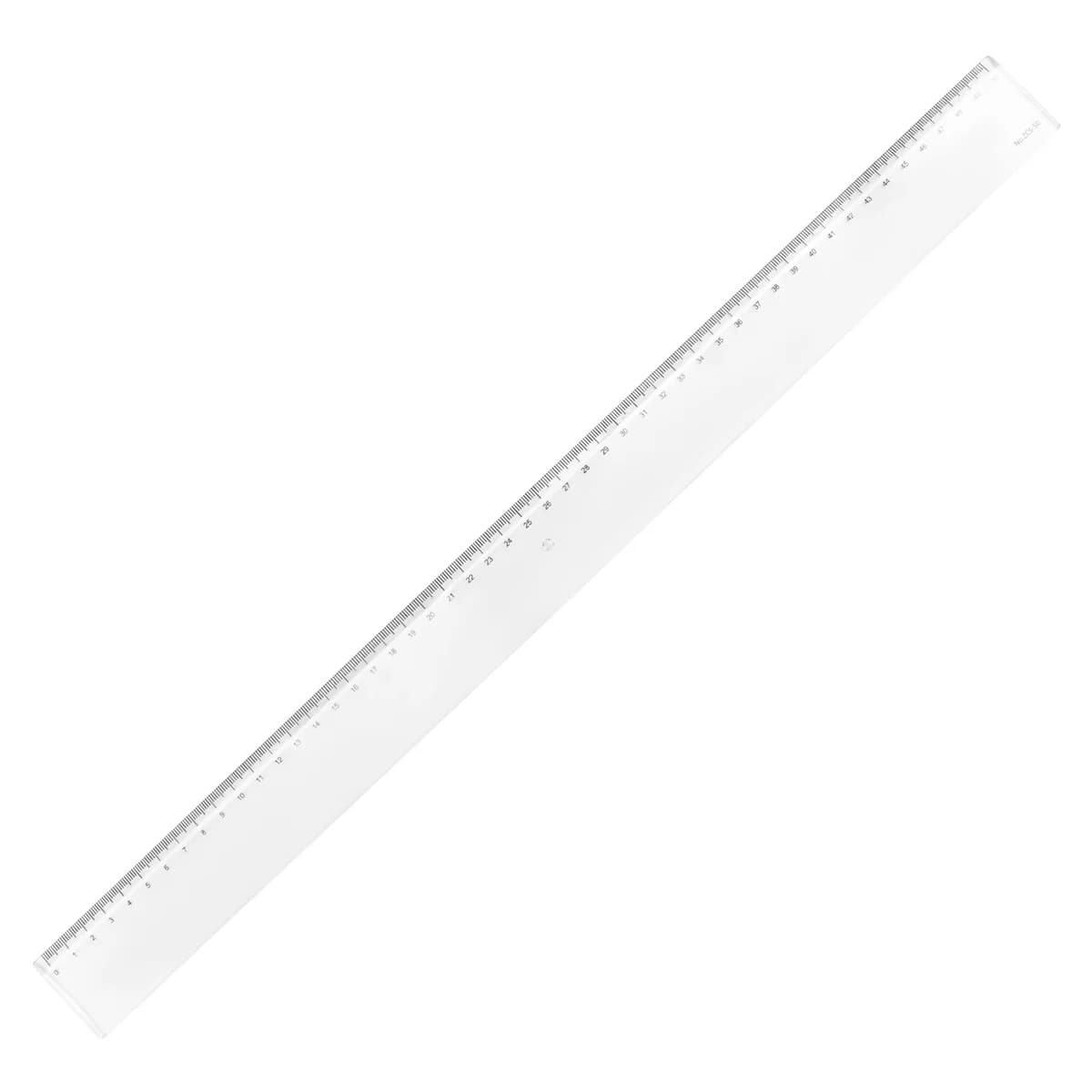Règle de mesure en centimètre, longue et droite, en plastique transparent, 50cm