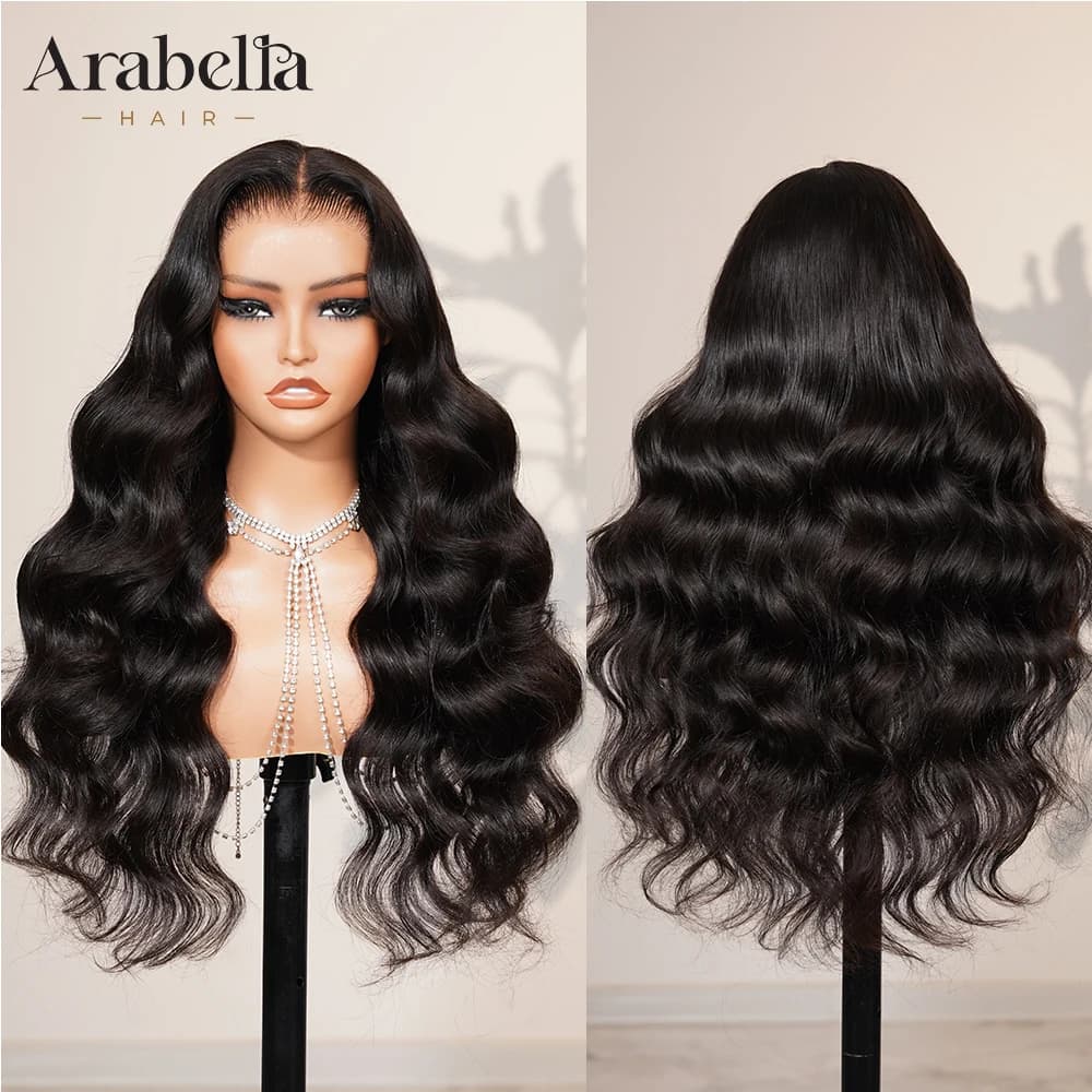 ARABELLA cheveux 13x6 dentelle avant perruques cheveux humains 210% densité sans colle perruque chev