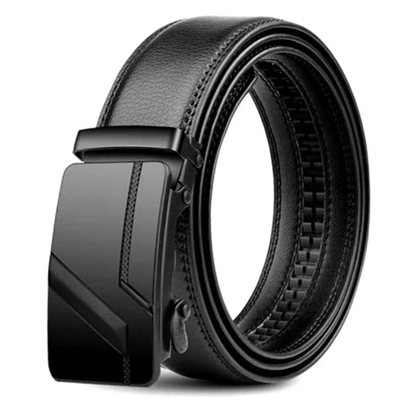 105 150 140 130 160 170cm grande taille hommes ceinture PU marque mode automatique Simple boucle noi