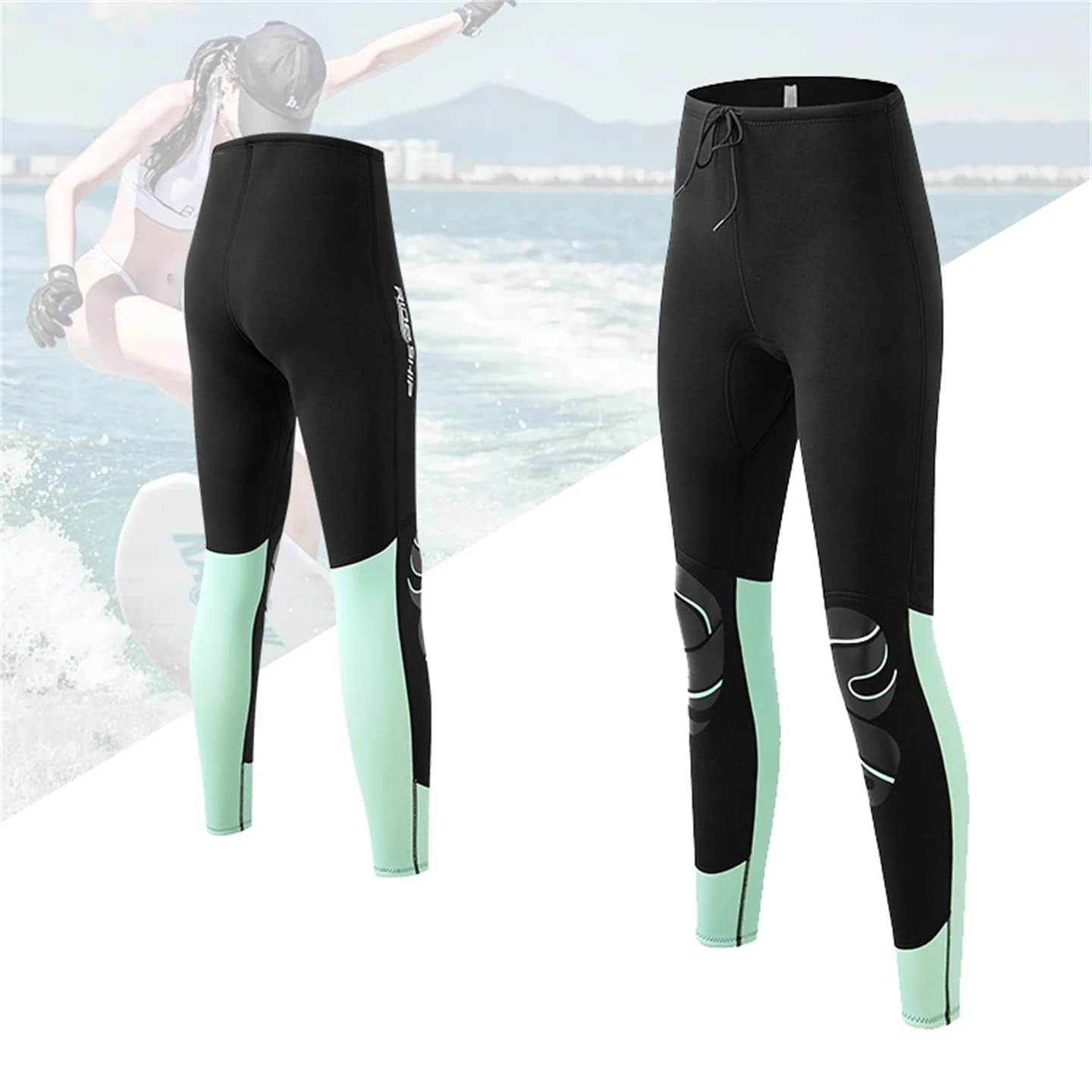 Combinaison de plongée amincissante en néoprène 3MM pour femme, haut et pantalon séparés, pour la pl
