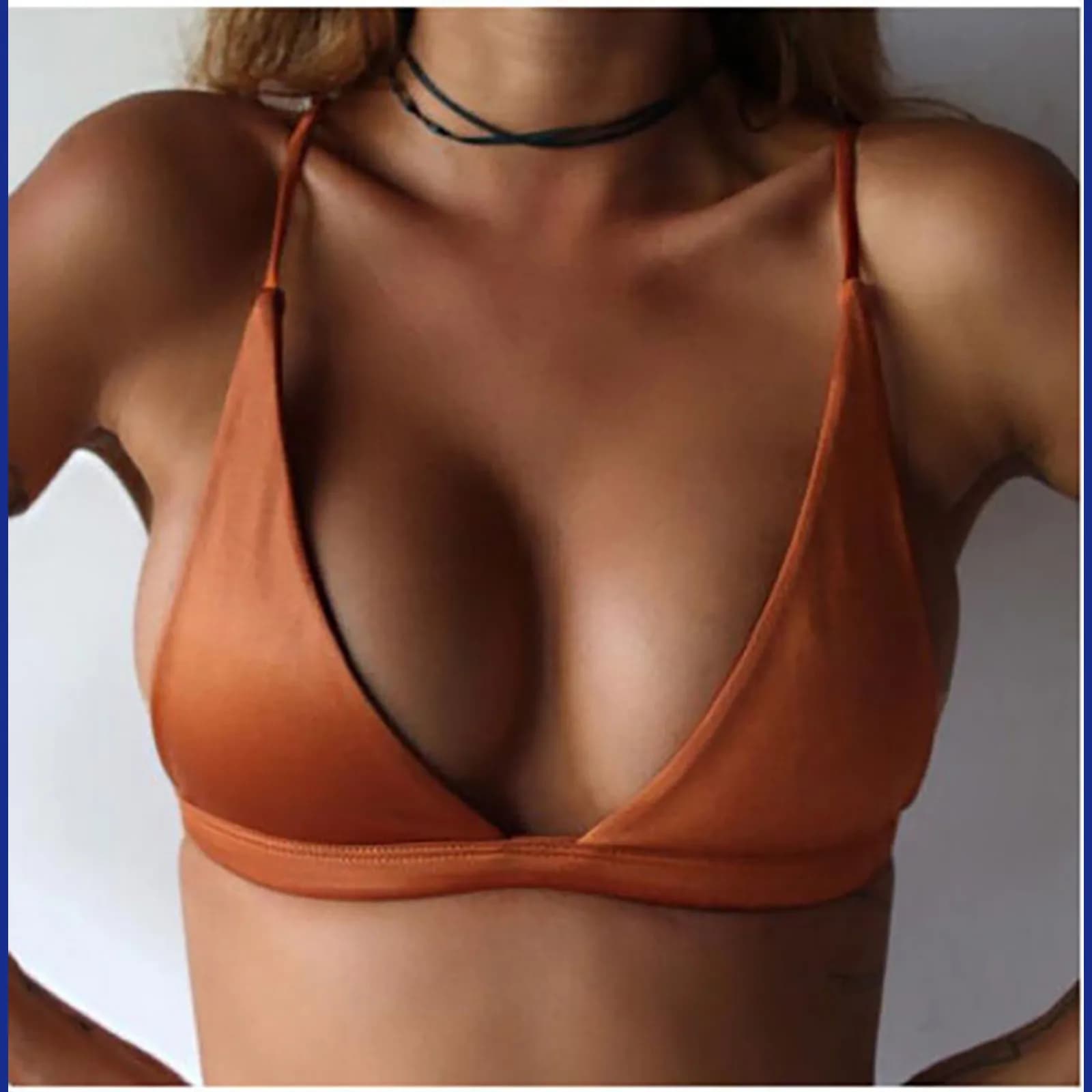 Soutien-gorge bikini sexy pour femmes, haut de maillot de bain bandage, dos nu, haut court de natati