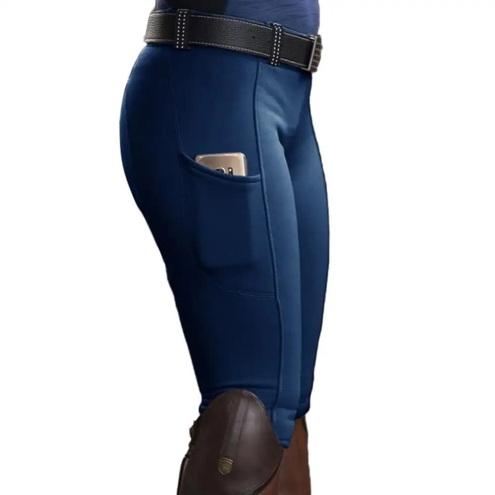 Pantalon d'équitation pour femmes et hommes, vêtements à la mode, taille haute, culotte équestre éla