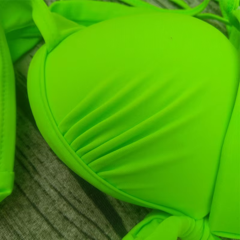 Maillot de bain Sexy push up pour femmes, bikini brésilien de plage, revêtement dur en acier, 2020