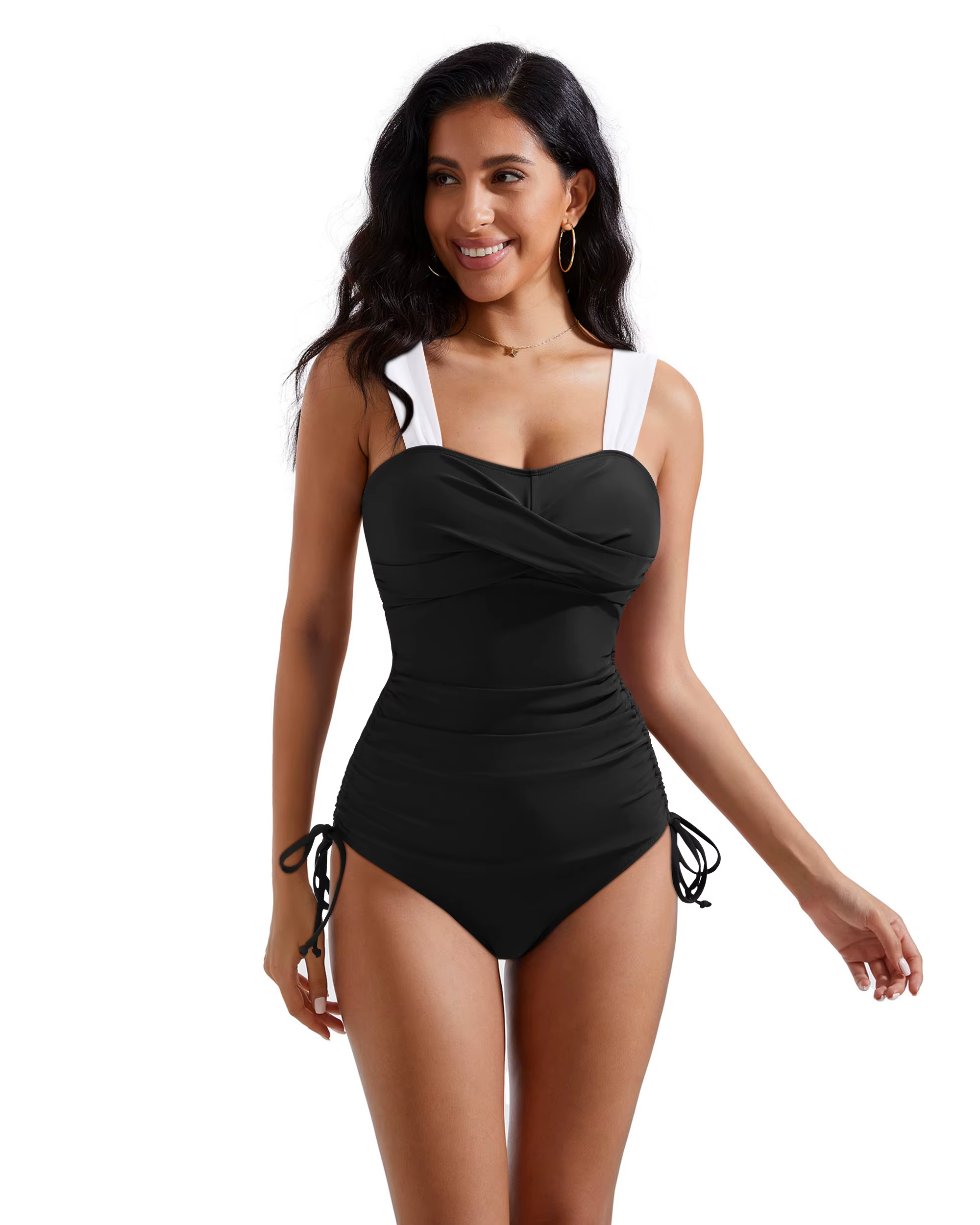 Maillot de bain une pièce sexy d'été grande taille push-up pour femme, combinaison de bain une pièce