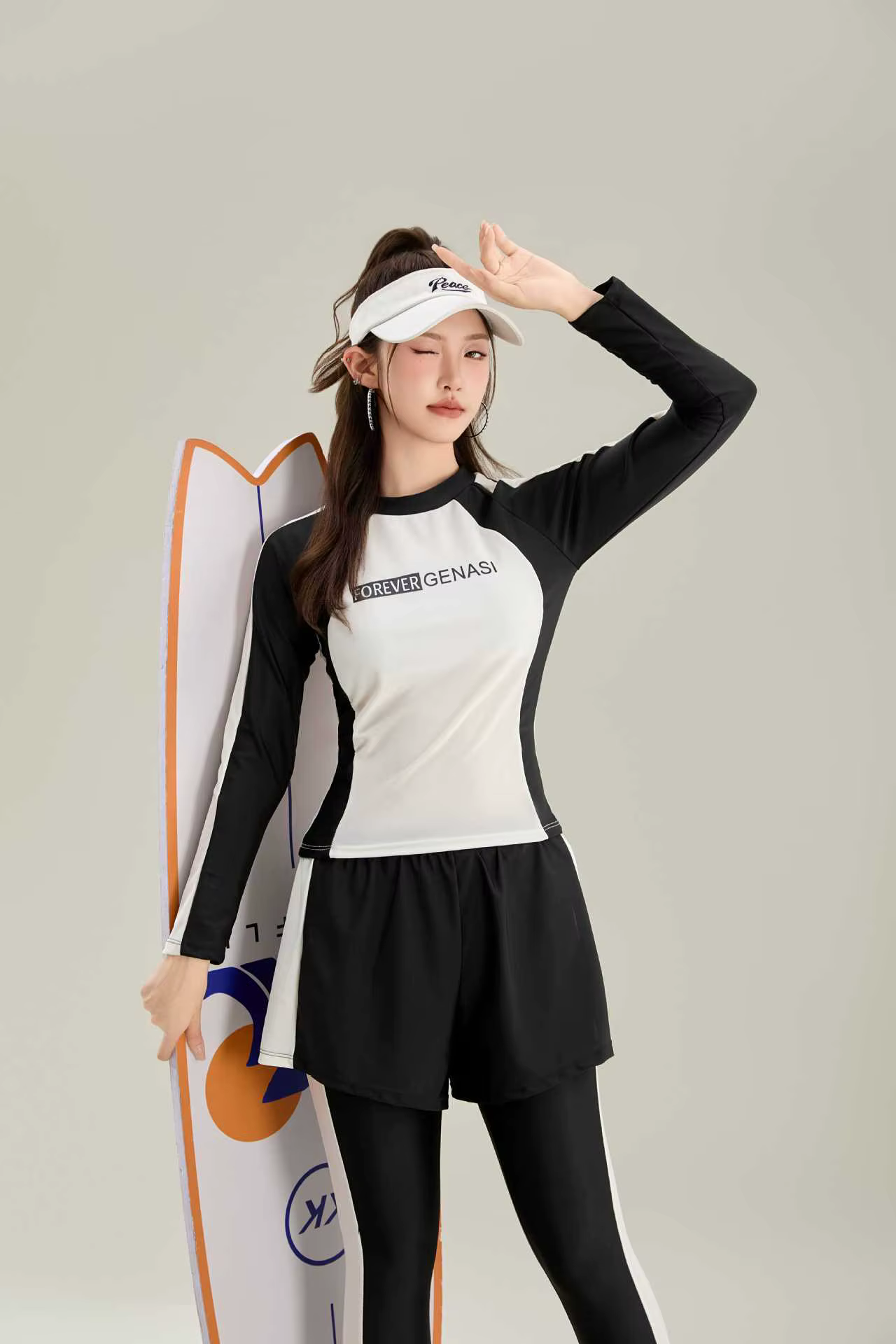 Nouveau maillot de bain avec sensation haut de gamme, ensemble deux pièces fendu, amincissant conser