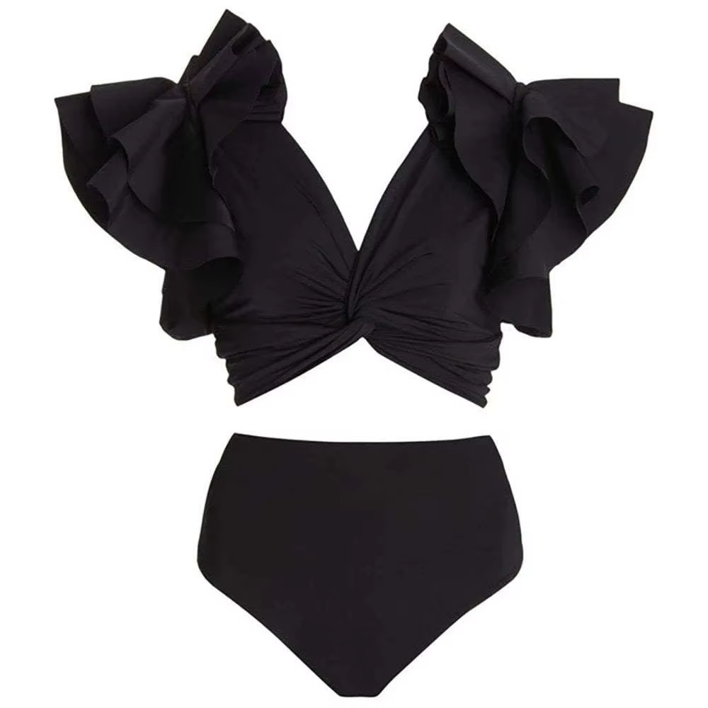 Nouvel ensemble bikini push-up pour femme 2026 avec jupe, imprimé floral, maillot de bain brésilien 